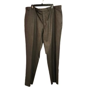 John Henry Gray Flat Front Dress Pants Waist 42 32